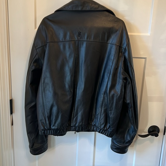 Men’s leather coat - Picture 5 of 7